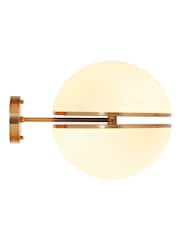 Fifty Five South Brushed Brass Abira Ball Wall Light - Image 2 of 4