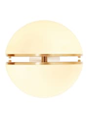 Fifty Five South Brushed Brass Abira Ball Wall Light - Image 4 of 4