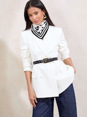 Lipsy Mono Spot Satin Multiway Head Scarf - Image 2 of 2