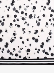 Lipsy Mono Spot Satin Multiway Head Scarf - Image 4 of 5