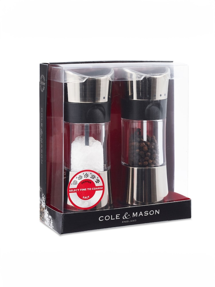 Cole & Mason Chrome Horsham Salt & Pepper Mill Set - Image 4 of 4