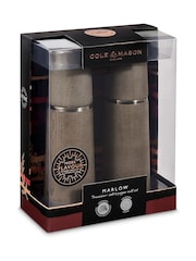 Cole & Mason Dark Grey Marlow Beech Salt & Pepper Mill Set - Image 5 of 5