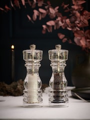 Cole & Mason Clear London Acrylic Salt and Pepper Mills - Image 1 of 5
