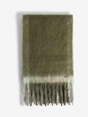 Lipsy Olive Green Cosy Brushed Scarf - Image 1 of 3