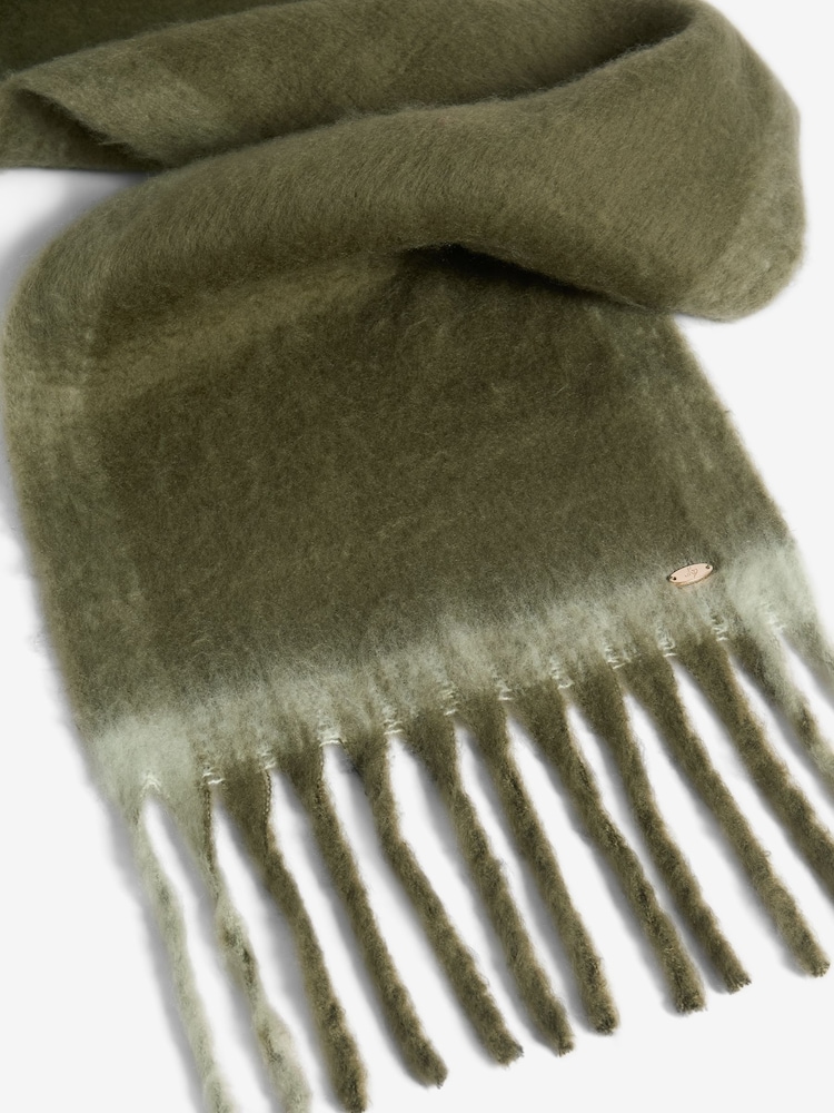 Lipsy Olive Green Cosy Brushed Scarf - Image 2 of 3