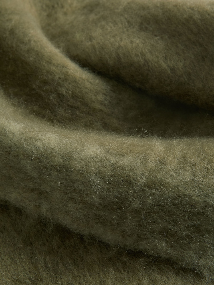 Lipsy Olive Green Cosy Brushed Scarf - Image 3 of 3