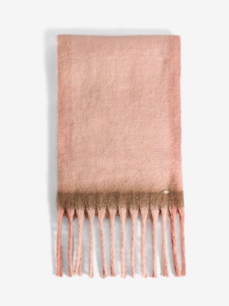 Lipsy Pink Cosy Brushed Scarf - Image 1 of 3