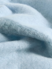Lipsy Blue Cosy Brushed Scarf - Image 3 of 3