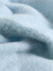 Lipsy Blue Cosy Brushed Scarf - Image 4 of 5