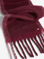 Lipsy Burgundy Red Cosy Brushed Scarf - Image 2 of 3