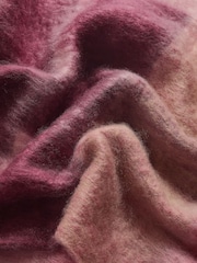 Lipsy Pink Check Cosy Brushed Scarf - Image 2 of 3
