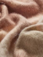 Lipsy Camel Check Cosy Brushed Scarf - Image 2 of 3