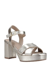 Hush Puppies Ophelia Leather Heel Sandals - Image 3 of 3