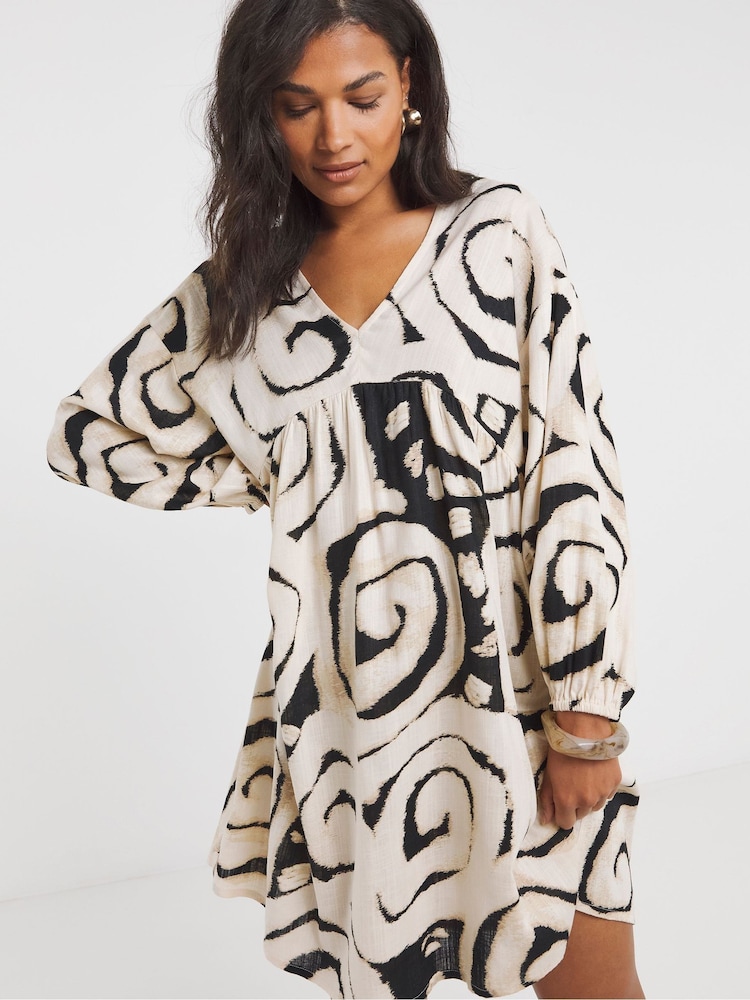 Simply Be Printed Smock Dress - Imagen 1 de 4 Simply Be Printed Smock Dress - Imagen 1 de 4
