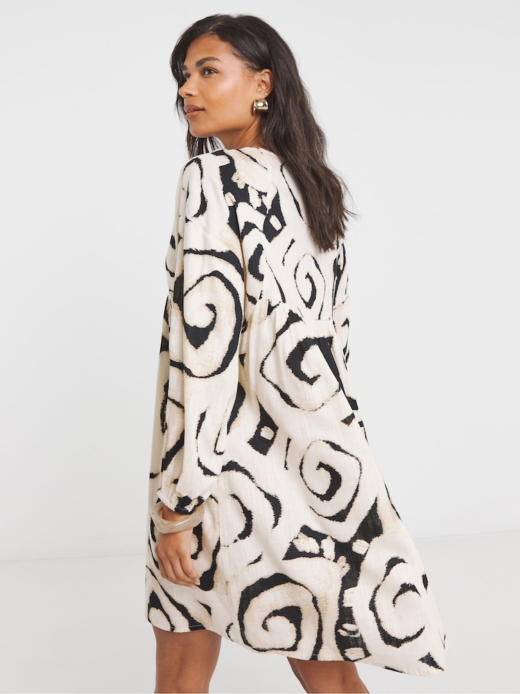 Simply Be Printed Smock Dress - Imagen 2 de 4 Simply Be Printed Smock Dress - Imagen 2 de 4