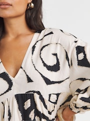 Simply Be Printed Smock Dress - Imagen 3 de 4