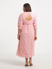 Vestido a media pierna abotonado de Simply Be - Imagen 2 de 4
