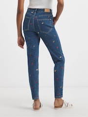 Simply Be Mom Fruit Salad Embroidered Loose Jeans - Bild 2 von 4