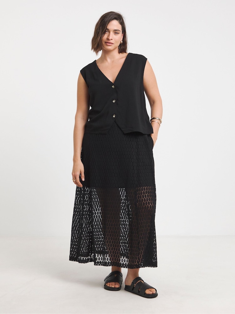 Simply Be Lace Midaxi Skirt - Imagen 4 de 4