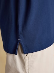 Joules Woody Dark Blue Cotton Pique Polo Shirt - Image 5 of 9