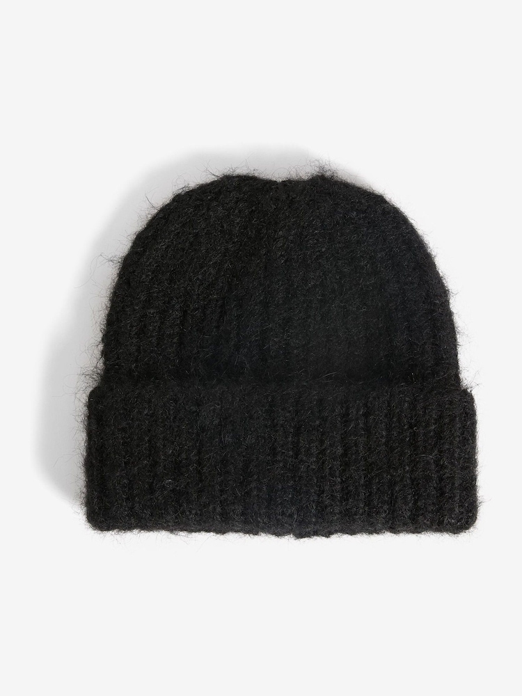 Schwarz - Friends Like These Cosy Knitted Beanie Hat - Bild 2 von 4
