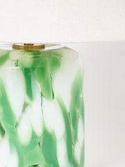 Oliver Bonas Green Pintar Glass Desk & Table Lamp - Image 5 of 5