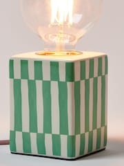 Oliver Bonas Green Erica Ceramic Desk & Table Lamp Base - Image 4 of 4