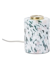 Oliver Bonas Green Glass Desk & Table Lamp Base - Image 4 of 4