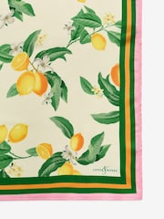 Amarelo limão - Love & Roses Satin Multiway Headscarf - Imagem 2 de 3