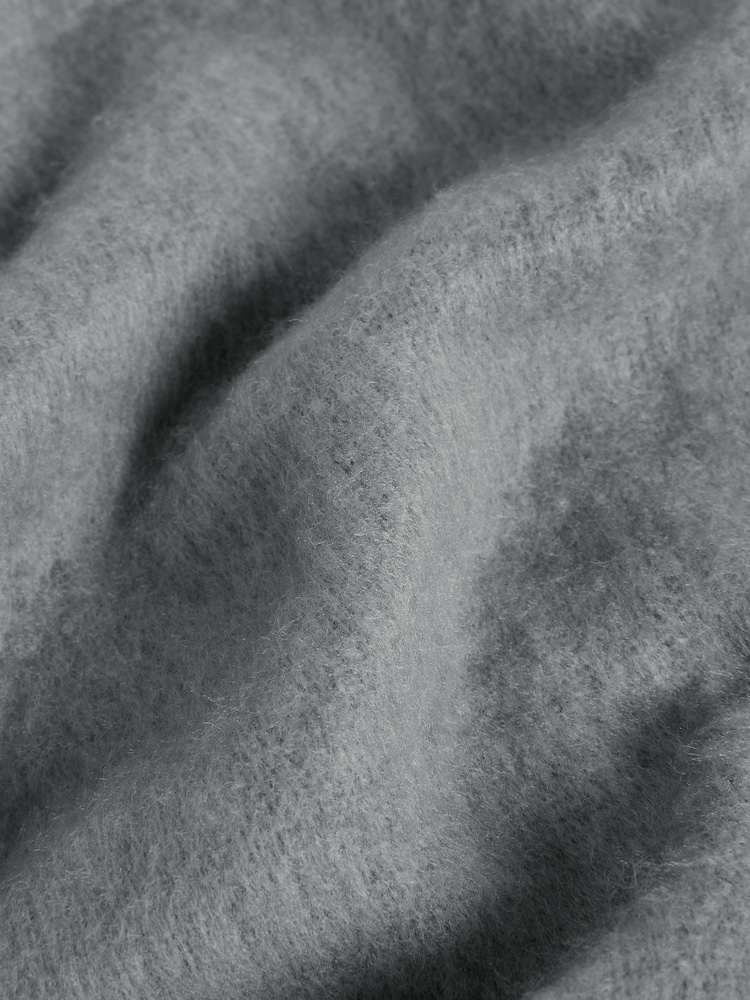 Friends Like These Grey Cosy Brushed Blanket Scarf - Image 4 of 4
