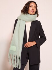Friends Like These Mint Green Cosy Brushed Blanket Scarf - Image 1 of 2