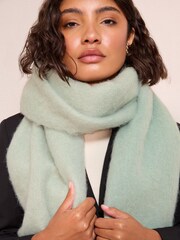 Friends Like These Mint Green Cosy Brushed Blanket Scarf - Image 2 of 2
