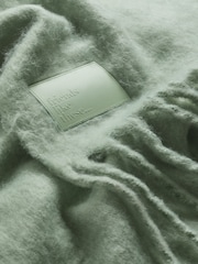 Friends Like These Mint Green Cosy Brushed Blanket Scarf - Image 5 of 5