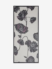 Love & Roses Mono FLoral Printed Lightweight Scarf - Image 1 of 3