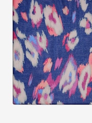 Love & Roses Blue Print Printed Lightweight Scarf - Image 3 of 4
