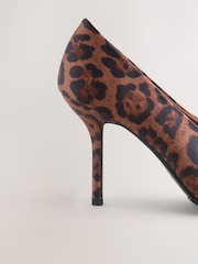 Leopard Pointed Toe Court Heels - Image 7 of 9