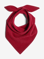 Friends Like These Red Faux Wool Triangle Scarf Bandana - Image 1 of 3