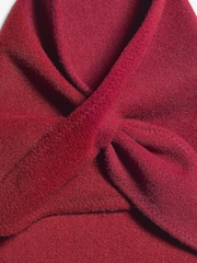 Friends Like These Red Faux Wool Triangle Scarf Bandana - Image 3 of 3