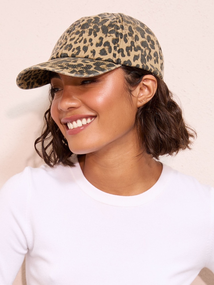 Friends Like These Leopard Print Baseball Cap - Image 1 of 5