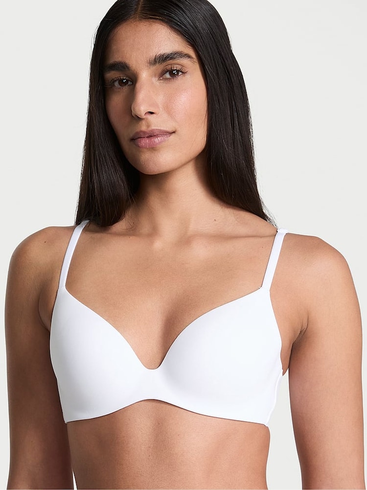 Victoria's Secret White Lightly Lined Demi Flexfactor Bra - Image 1 of 3