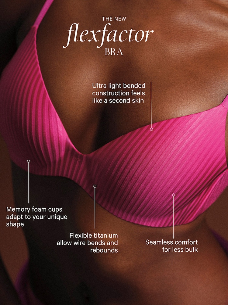 Victoria's Secret White Lightly Lined Demi Flexfactor Bra - Image 3 of 3 Victoria's Secret White Lightly Lined Demi Flexfactor Bra - Image 3 of 3