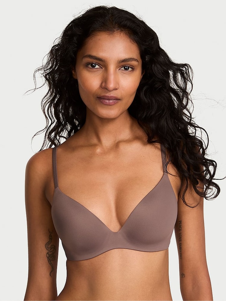 Victoria's Secret Cloudy Grey Lightly Lined Demi Flexfactor Bra - Image 1 of 3