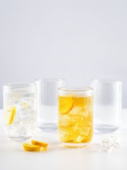 Ravenhead Set of 12 Clear Linea Glass - Image 4 of 4