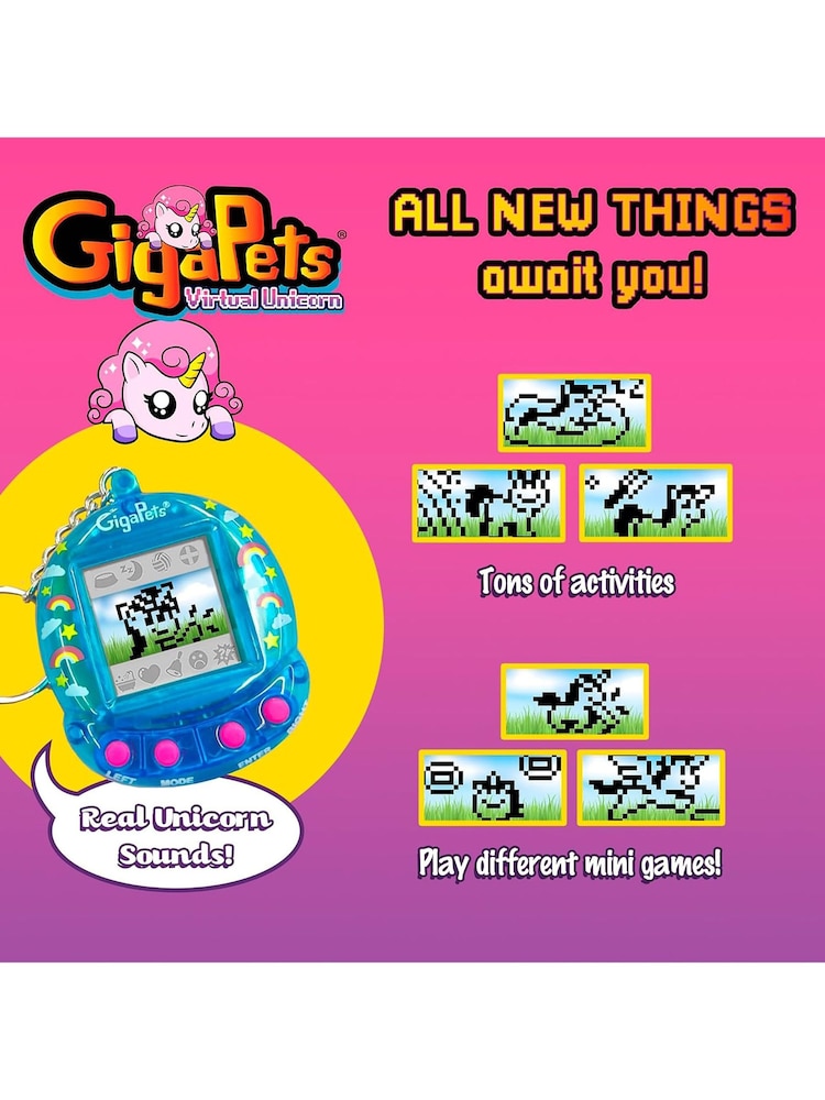 Ancory GigaPets Angelic Unicorn Virtual Animal Pet Toy - Image 6 of 6