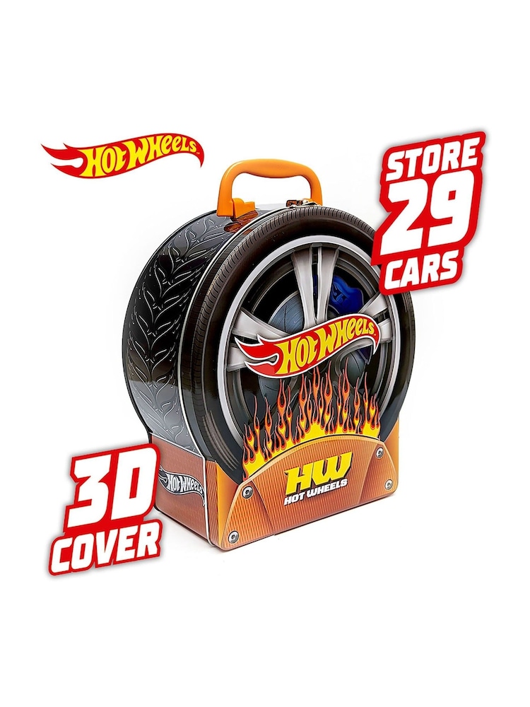 Ancory Hot Wheels Metallic Shaped Car Case With Handle - Image 2 of 6