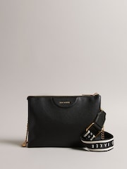 Ted Baker Black ESILLE Webbing Cross-Body Bag - Image 1 of 6