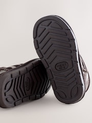 Silver Zebra Water Repellent Standard Fit (F) Print Suede Pull On Boots - Image 5 of 5
