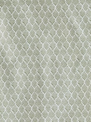 Green Ready Made Blackout/Thermal Mini Leaf Jacquard Roman Blinds - Image 8 of 8