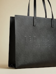 Ted Baker Black Sukicon Crosshatch East West Icon Bag - Image 5 of 5