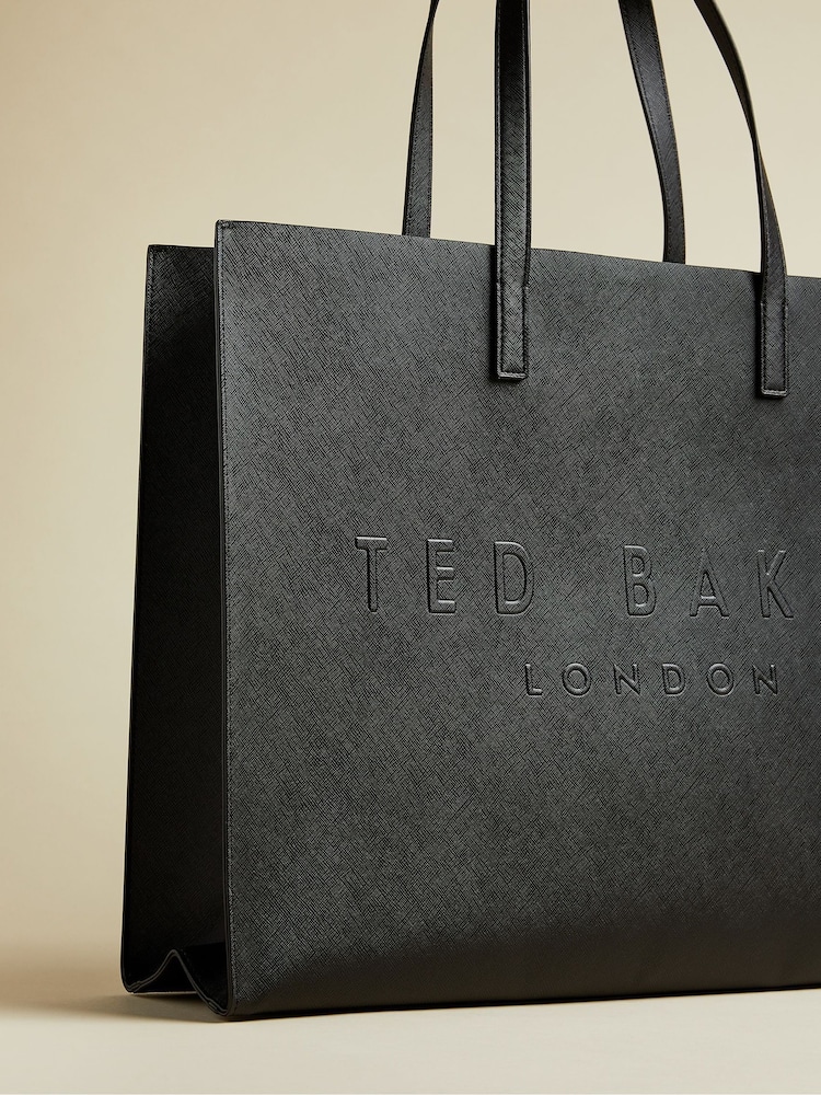 Ted Baker Black Sukicon Crosshatch East West Icon Bag - Image 5 of 5